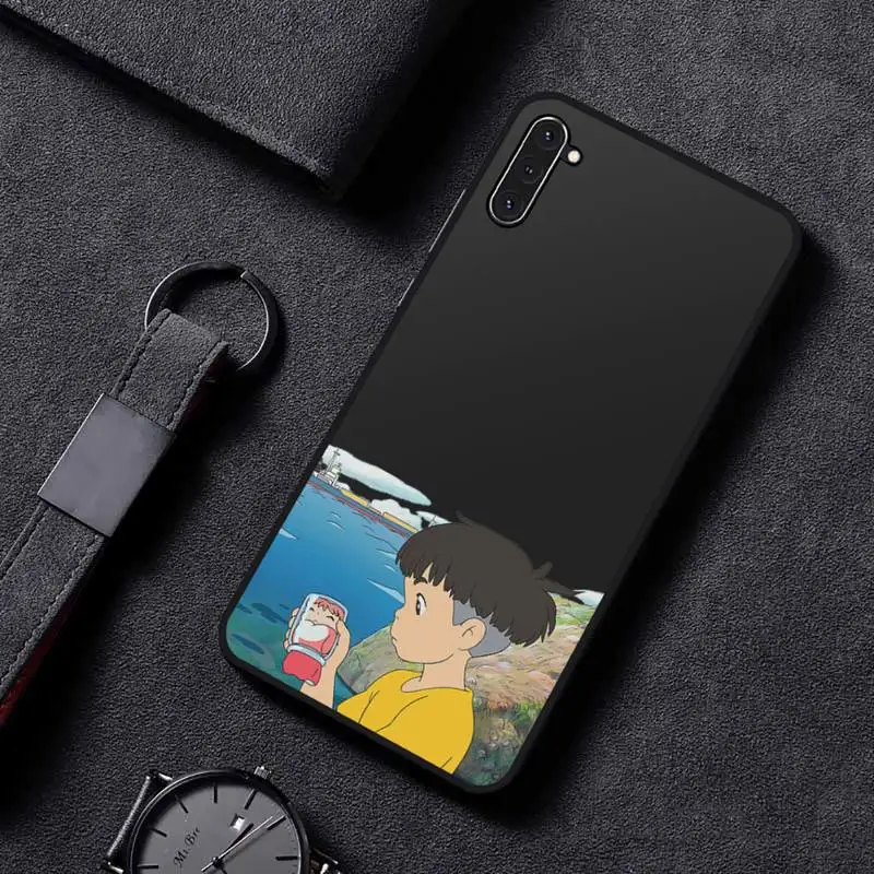 

Ponyo on the Cliff Phone Case For Samsung A32 A51 A52 A71 A50 A12 A21S S10 S20 S21 Plus Fe Ultra