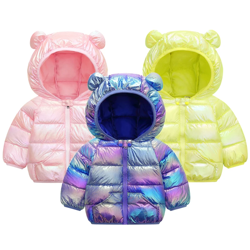 

1-6Y Winter Toddler Baby Girls Jacket Boys Coat Cotton Fashion Kids Warm Hooded Outerwear Children Clothing Infant Girls Coat