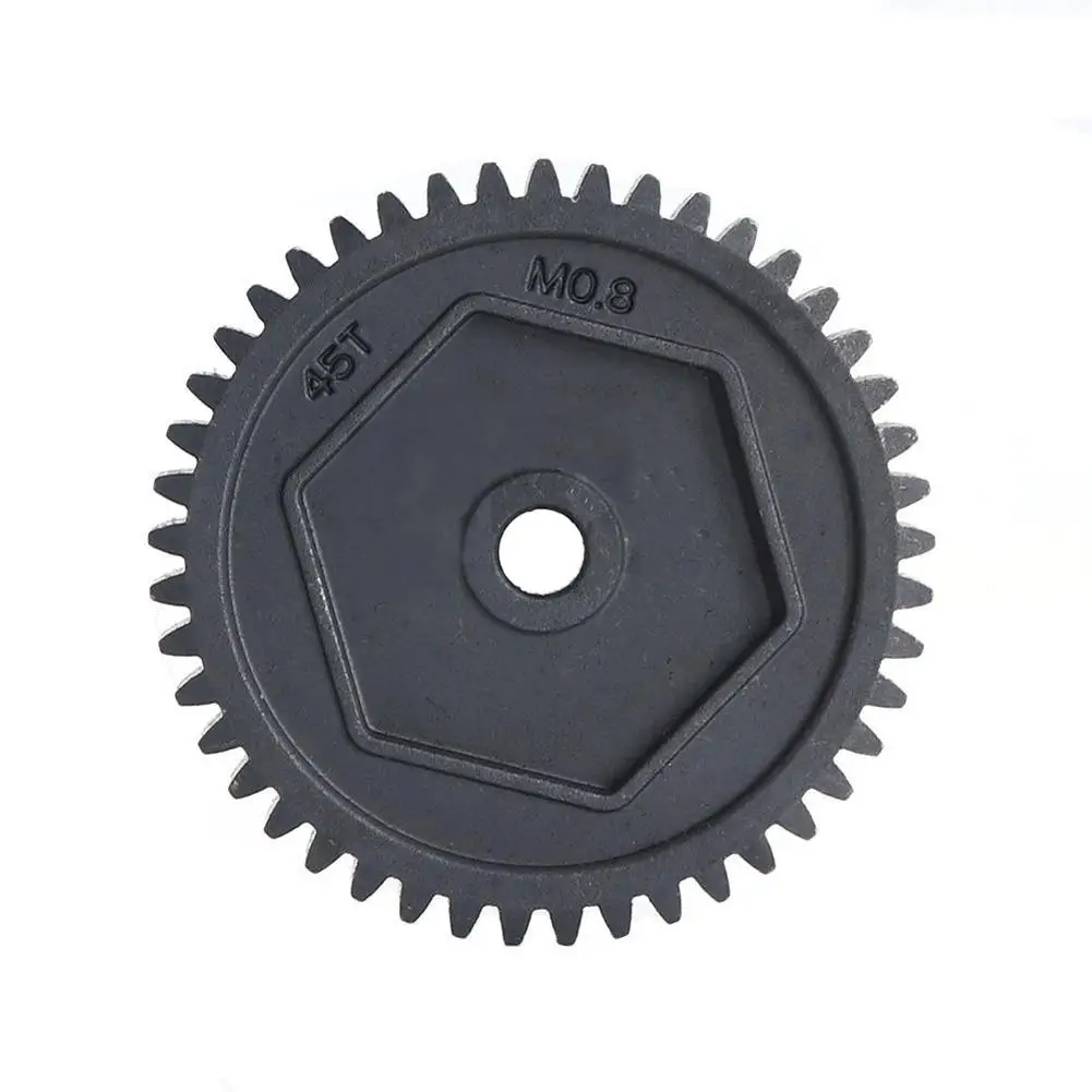 

Harden Steel Spur Gear 45t 0.8m 32p #8053 11t Motor Teeth for 1/10 Rc Model Crawler Traxxas Trx-4 Trx4 Trx-6