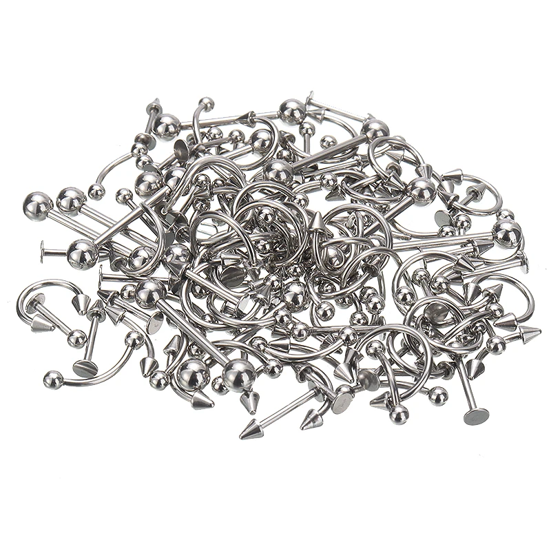 Пирсинг Многофункциональный из нержавеющей стали 110 шт.|nose ring|piercing nose ringsbody piercing |