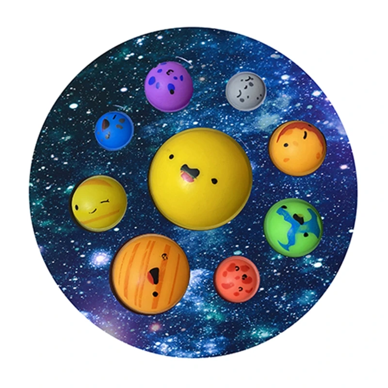 

Пузырьковая игрушка-антистресс с двухсторонним Поппером, забавный подарок вечерние, силиконовая сенсорная игрушка для детей, снятие стрес...