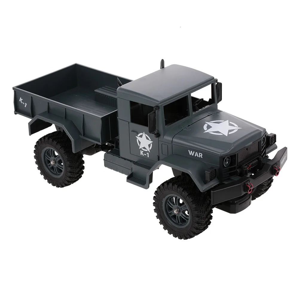Wltoys 124302 1:12 Масштаб Электрический полноприводный военный грузовик RTR версия пульт