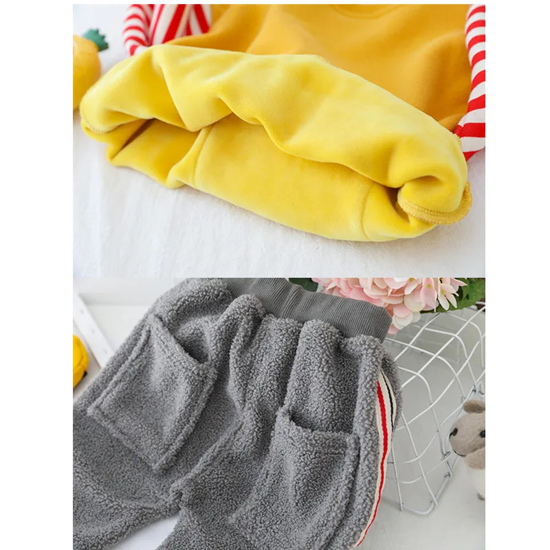 Одежда для мальчиков зимние От 0 до 3 лет новые модные хлопковые плотные теплые