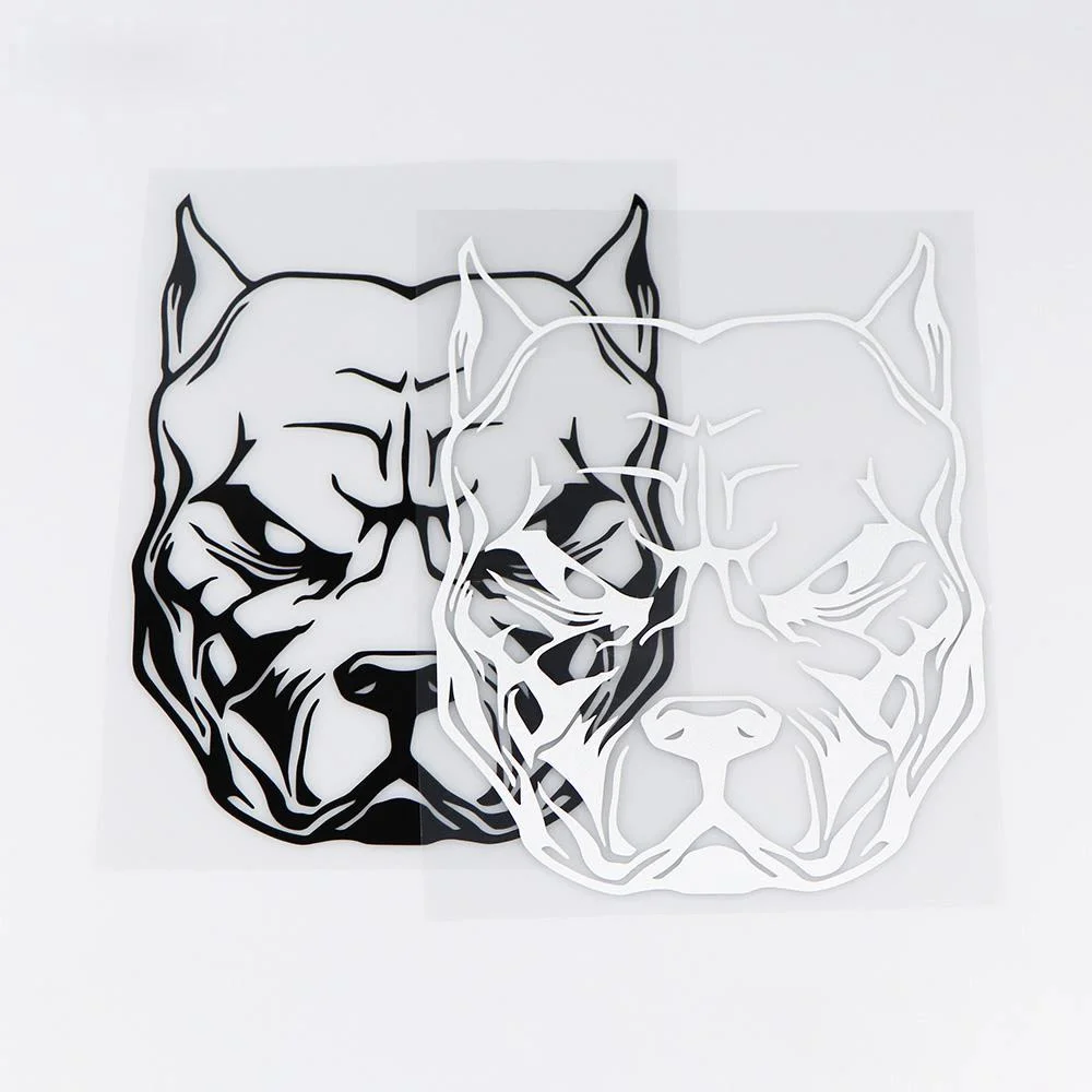 

14X18CM Dog Head Animal Decal Fashion Car Whole Decoration Stickers