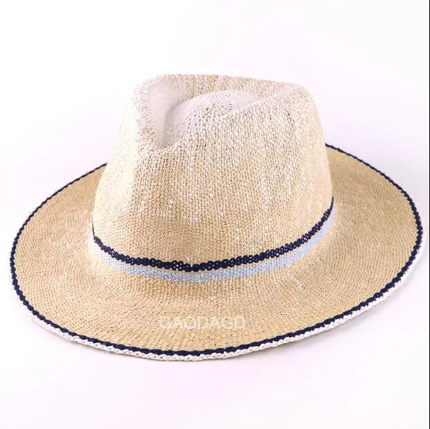 

Panama hat Men cap Straw hat Vintage