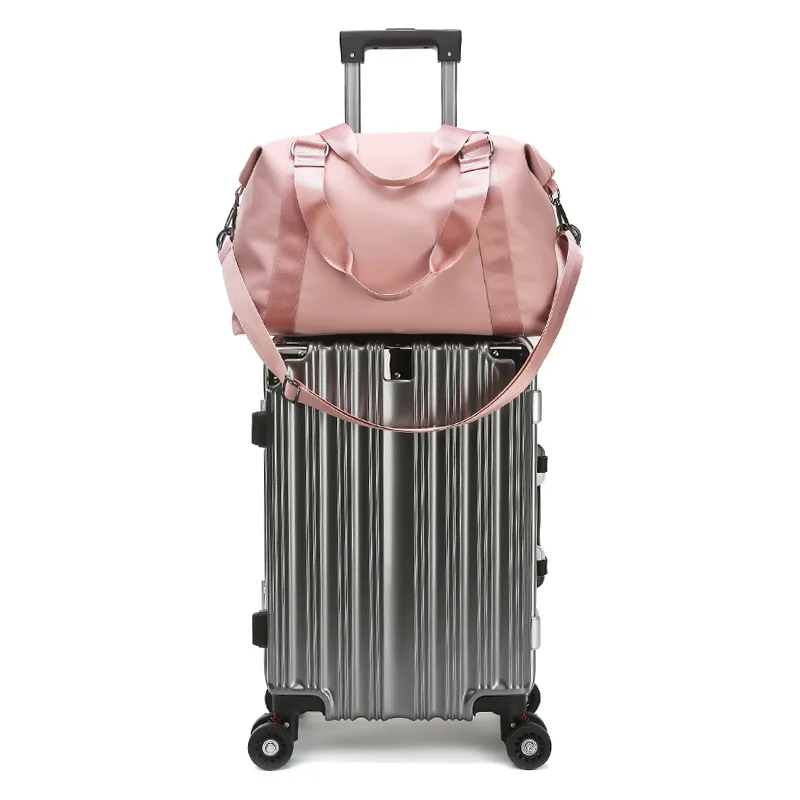 

Fitness bag portable Yoga Bag female dry wet separation waterproof large capacity luggage bag short distance travel bag