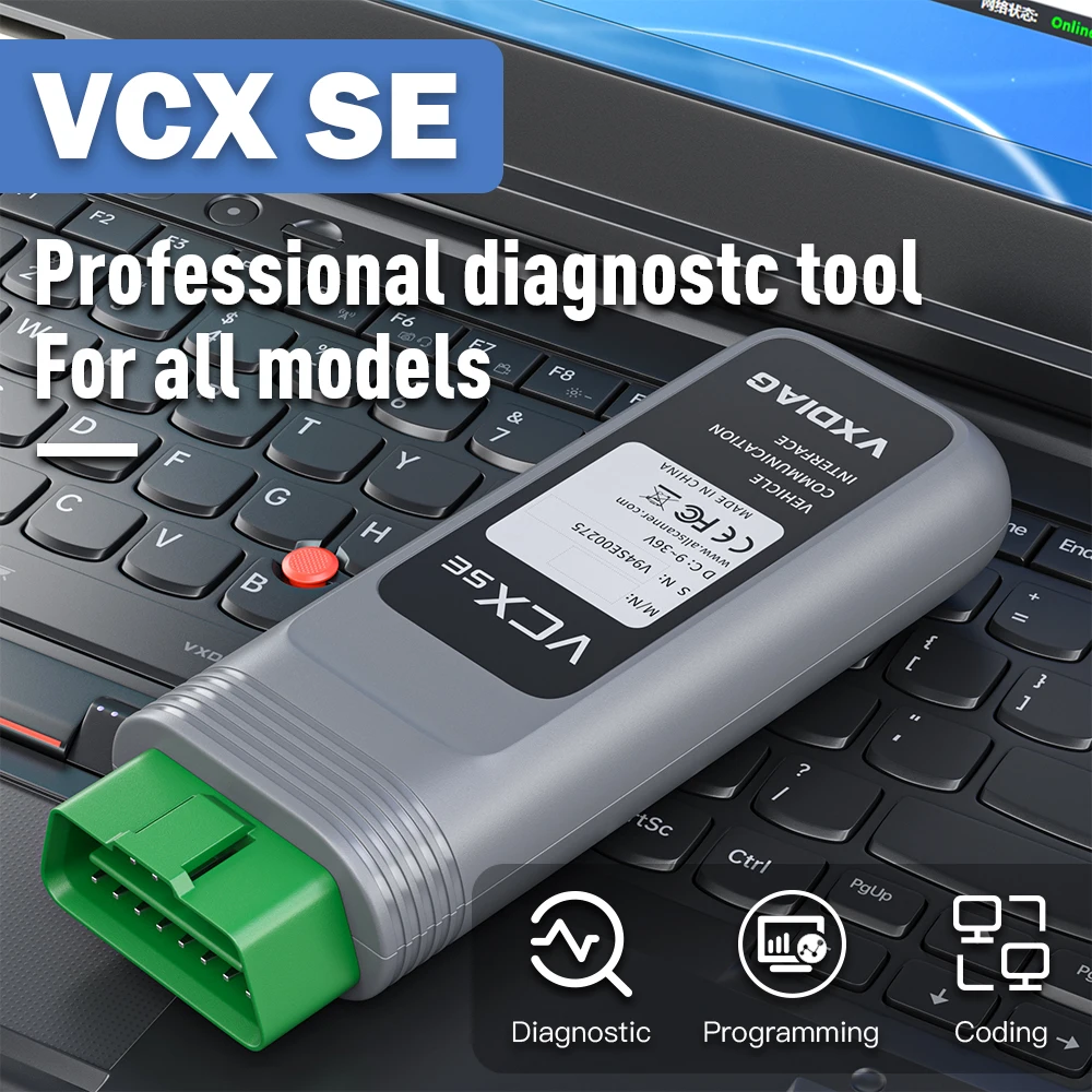 VXDIAG Mini VCX SE OBD2 Code scanner For All Models with T420 Laptop car diagnostic auto Ford V122 Mercedes Benz BMW |