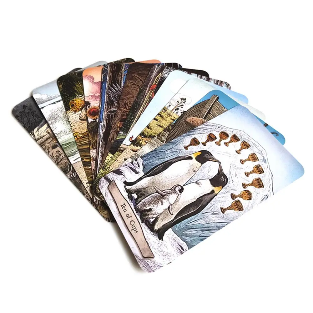 78 шт./компл. новые карты Таро с животными Тотем палубная карта игры дивинация forecure