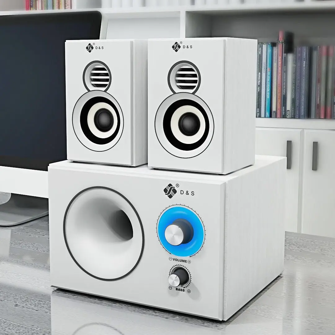 Компьютерные колонки Bluetooth высокие и низкие басы регулируемая настольная