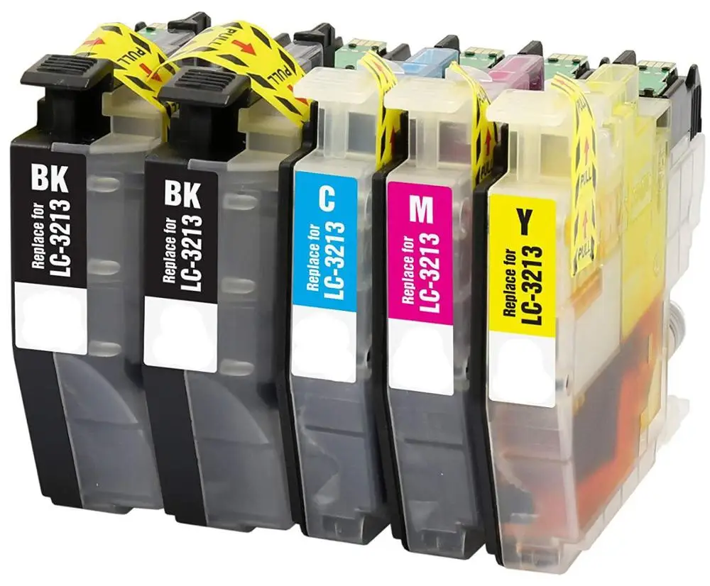 5PK LC3213 совместимый чернильный картридж для Brother DCP J572DW / J772DW J774DW MFC J491DW J497DW J890DW