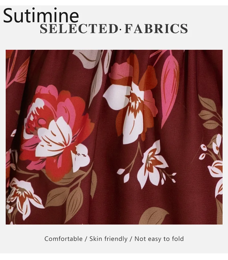 

Women Dresses Summer 2021 Sexy V Neck Floral Print Boho Beach Dress Ruffle Short Sleeve A Line Mini Dress Wrap Sundress Robe