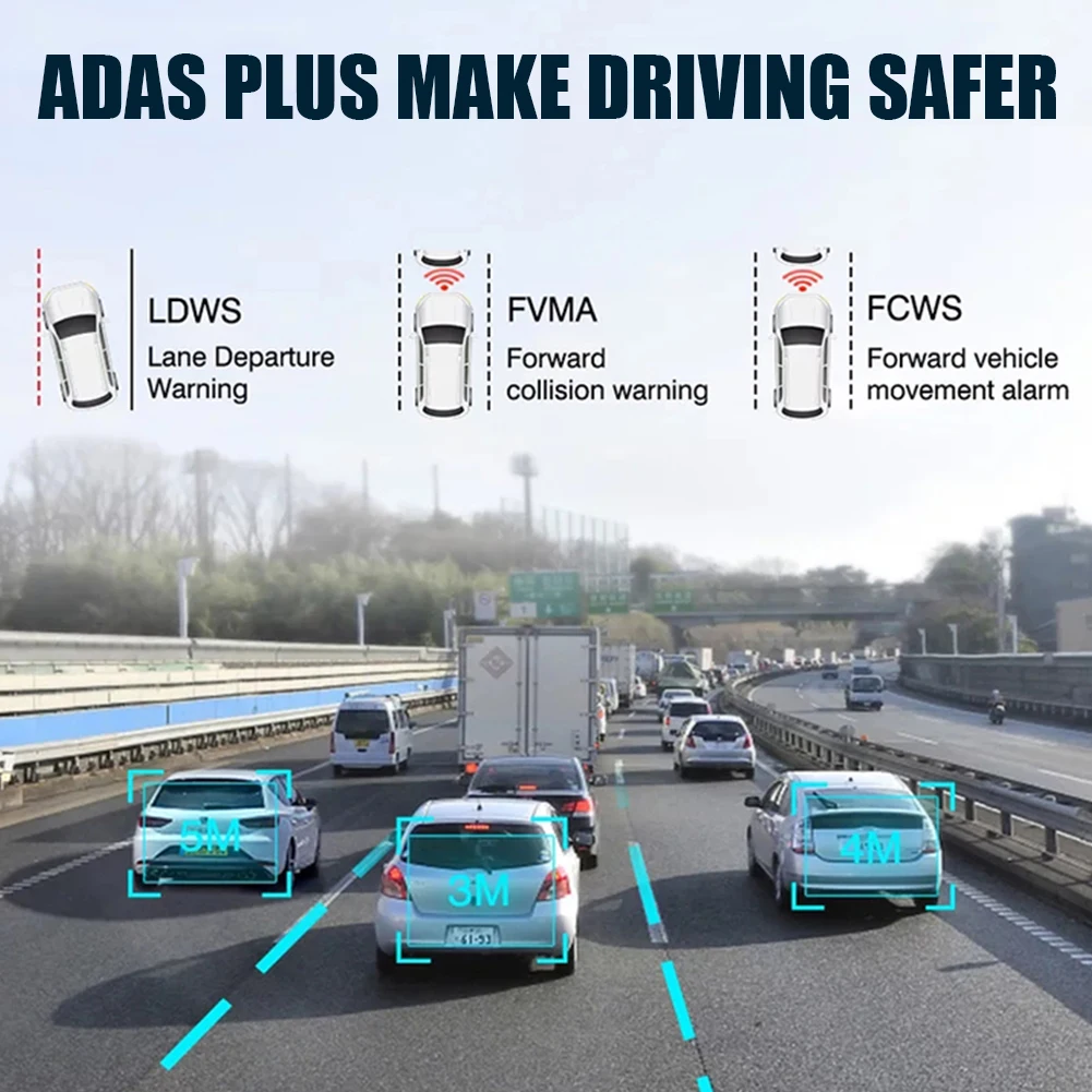 8 дюймов 4G Android Видеорегистраторы для автомобилей Камера GPS навигации ADAS FHD 1080P