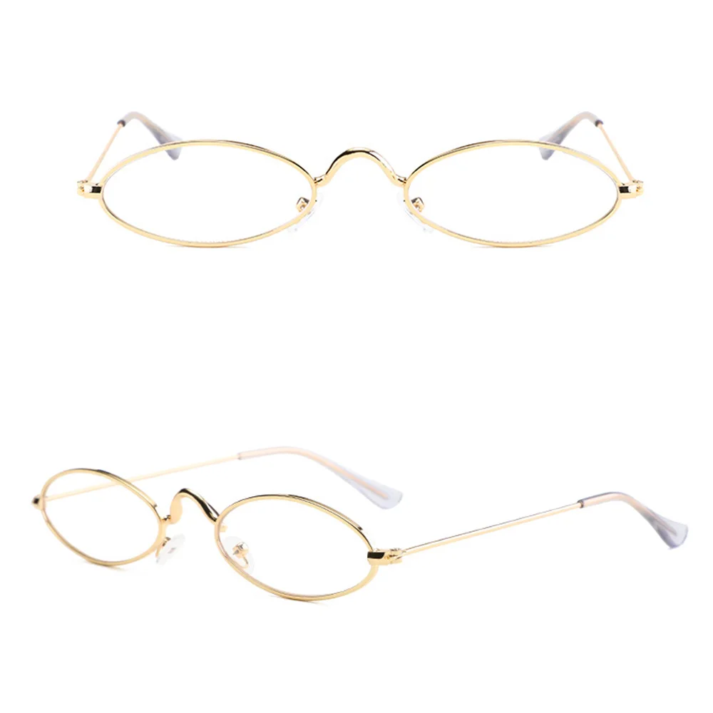 Солнцезащитные очки TTLIFE женские в стиле ретро небольшие овальные желтые черные