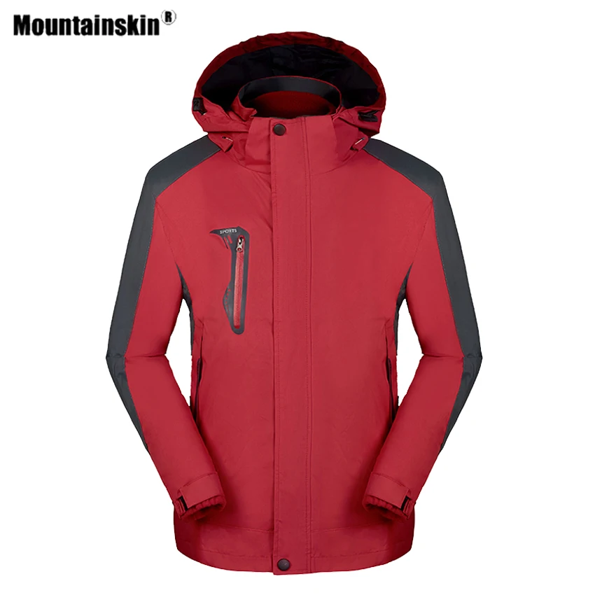 Mountainskin мужские походные куртки из 2 предметов уличные спортивные толстые теплые