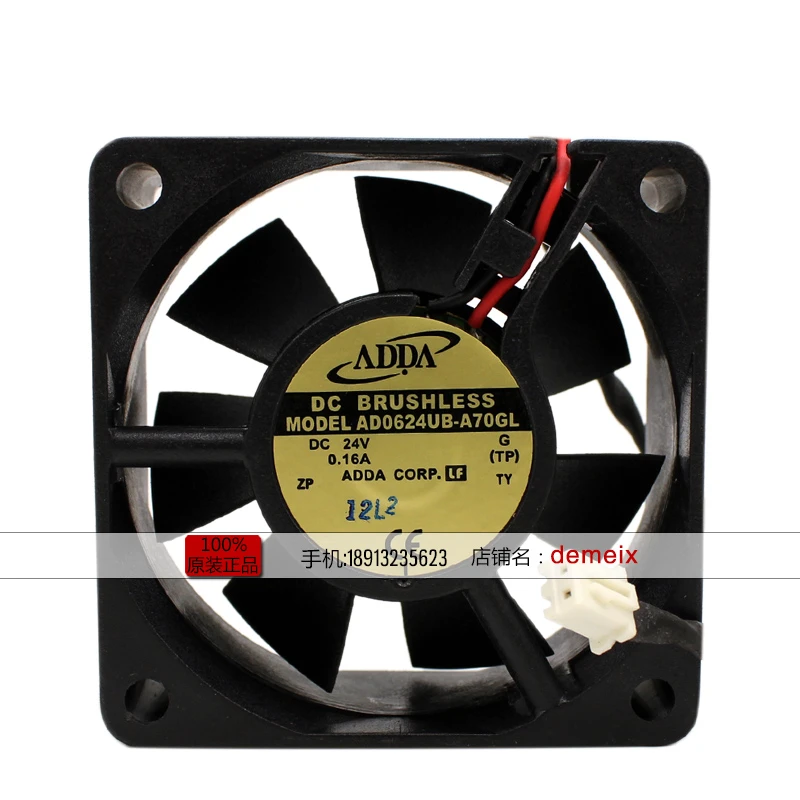 

New original AD0624UB-A70GL 6025 6cm 24V 0.16A inverter cooling fan