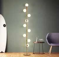 nordic living room bedroom floor lamp creative fashion warm personality sofa ball vertical floor lamp