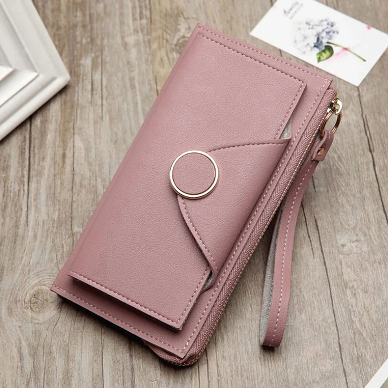New Women Fashion Wallets Pouch Style Wallet Female Purse Handbag Money Bag Card Holders Phone Pocket 2020 | Багаж и сумки