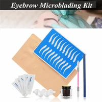 professional for permanent makeup tattoo practice skin microbladings manual pen pigment eyebrow microblading kit