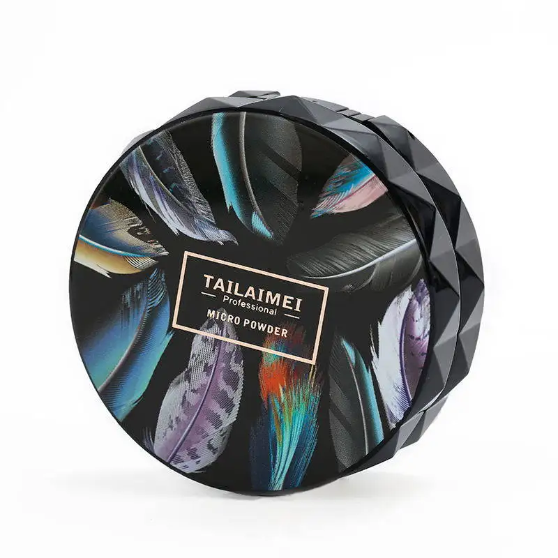 Двухцветная натуральная пудра для лица минеральная основа жирной кожи