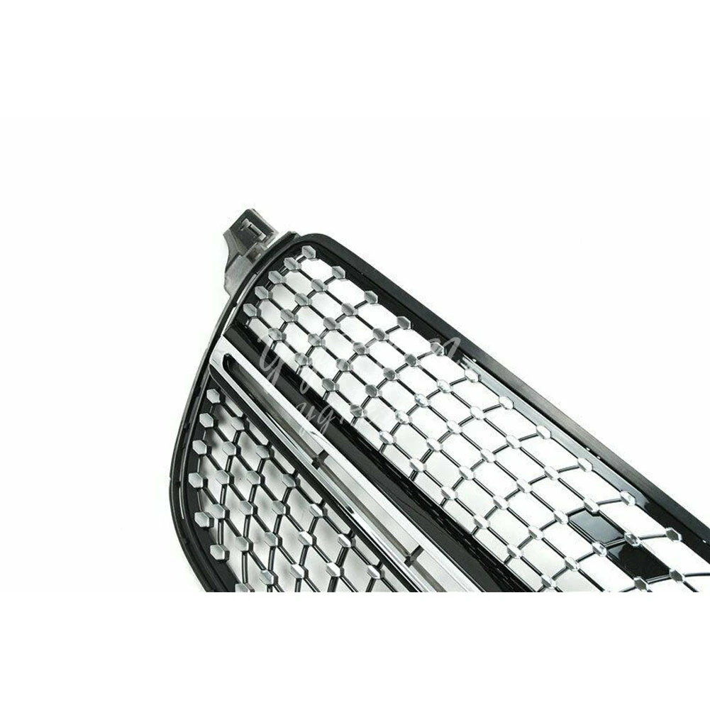 Fit for Mercedes Benz GLE W166 2015-2019 Front Grilles Diamond Silver Black with Camera Hole | Автомобили и мотоциклы