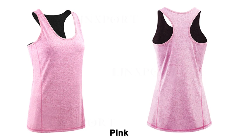 Pink 2 Женские спортивные топы, рубашка без рукавов для занятий йогой, упражнений, тренировок, спортивные футболки, женские майки для бега, сексуальная одежда для спортзала, трико для бега - Цвет: Pink 2