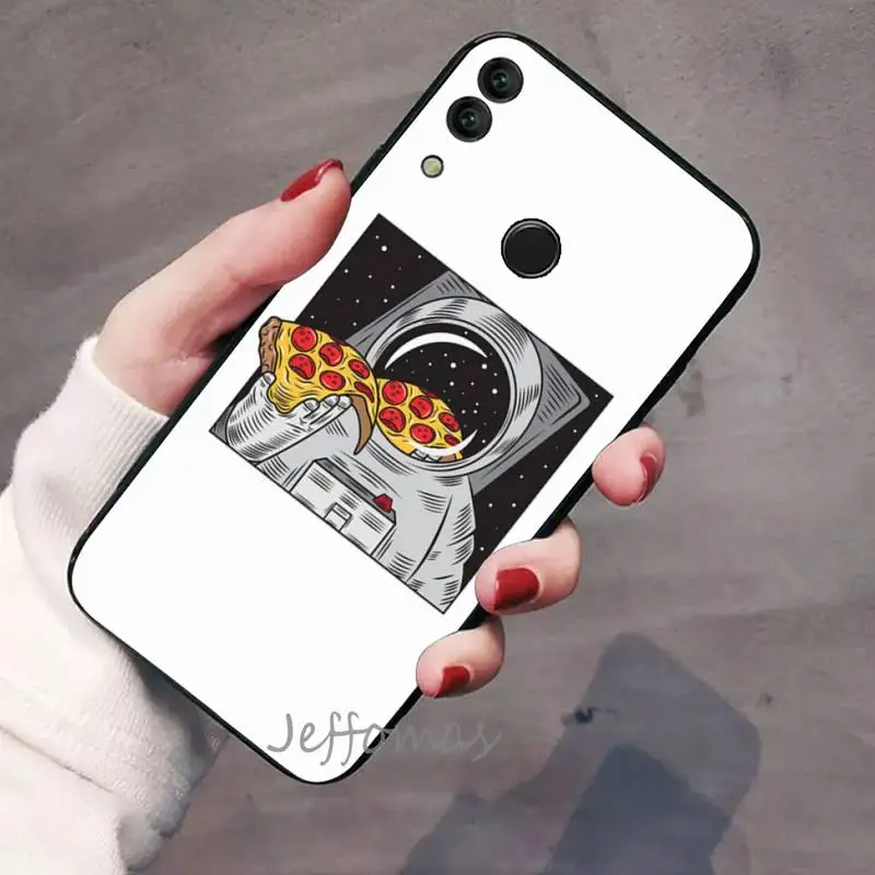 

ins pizza girl Phone Case For Huawei Honor view 7a5.45inch 7c5.7inch 8x 8a 8c 9 9x 10 20 10i 20i lite pro