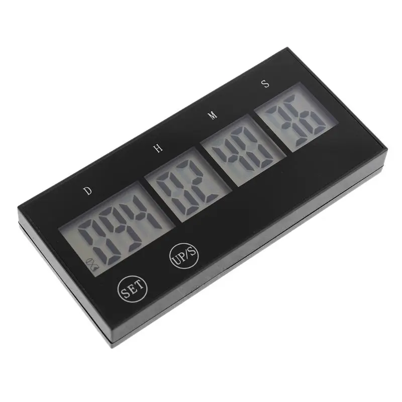 

999 Days Countdown Clock LCD Digital Screen Kitchen Timer Event Reminder For Wedding Retirement Lab Cooking Kitchen
