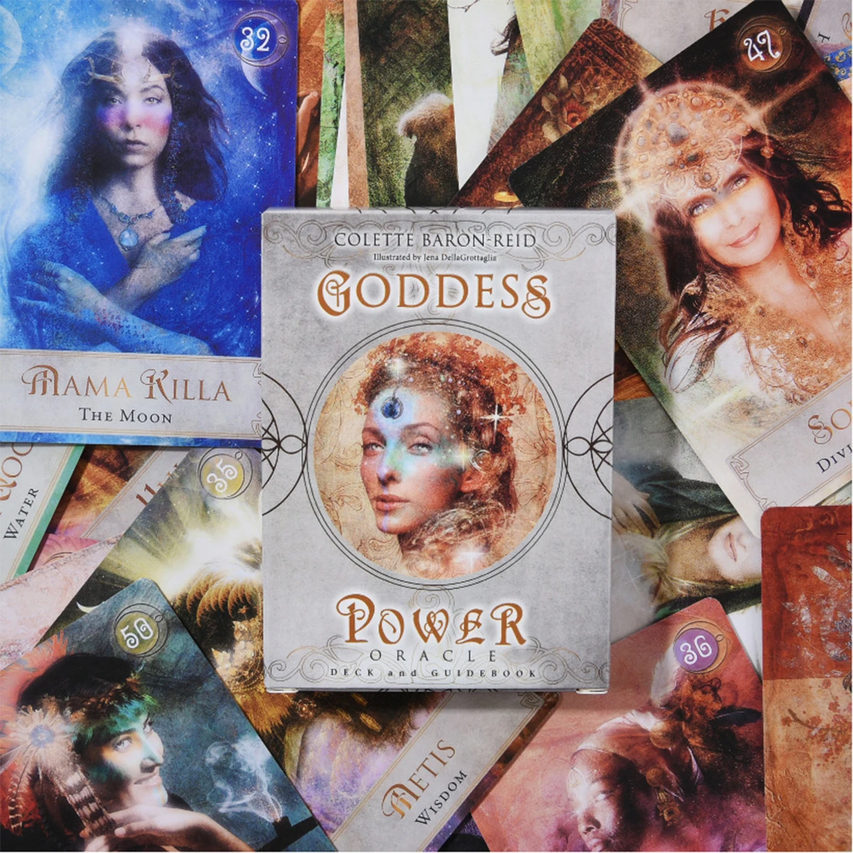 

52 Cards English Version Goddess Power Oracle Deck Card Game Family Board Game Divination Fate Tarot Cards