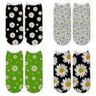 Новинка, 3D-печать, тропические фотообои, женские красивые носки с изображением ореха, кактуса, сокса, смешные модные носки унисекс с фламинго, низкие носки