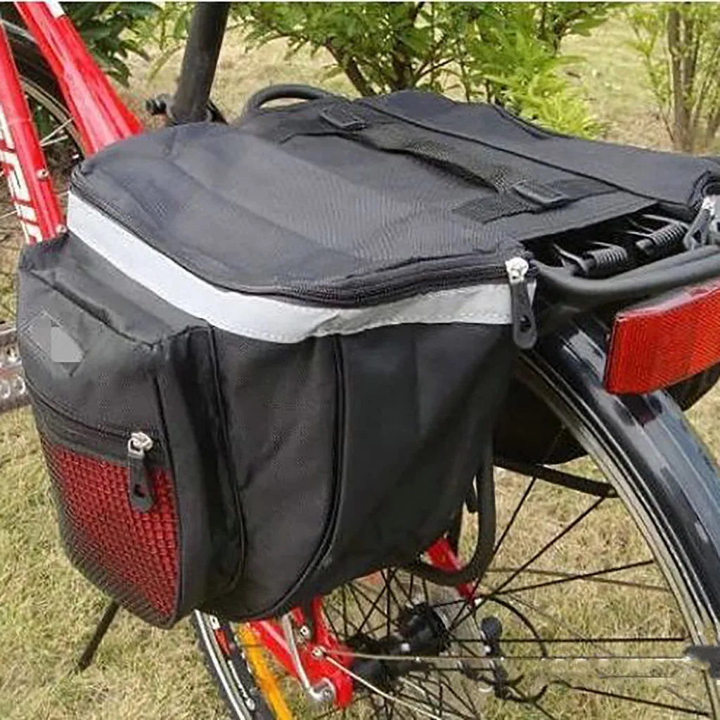 Многофункциональная сумка для заднего сиденья велосипеда багажника багажник