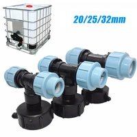 20mm25mm32mm 14 water pipe connector garden lawn hose ibc adapter practical tap fitting tool fit for ibc watertanks tool