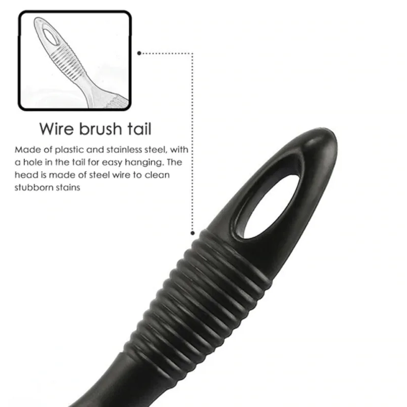 Гироборд с колесами 8 дюймов Стальная проволока Чистящая Щетка для барбекю гриль