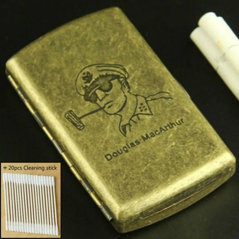 Чехол для сигарет 20 палочек чехол табака Карманный держатель контейнер хранения