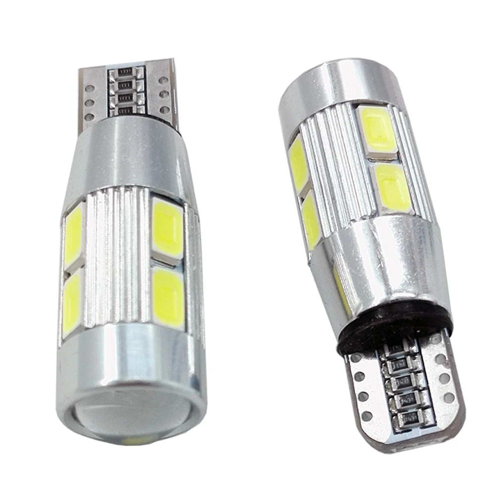 ECAHAYAKU 2 шт. автомобильный Стайлинг авто светодиодный T10 194 W5W Canbus 10 SMD 5630