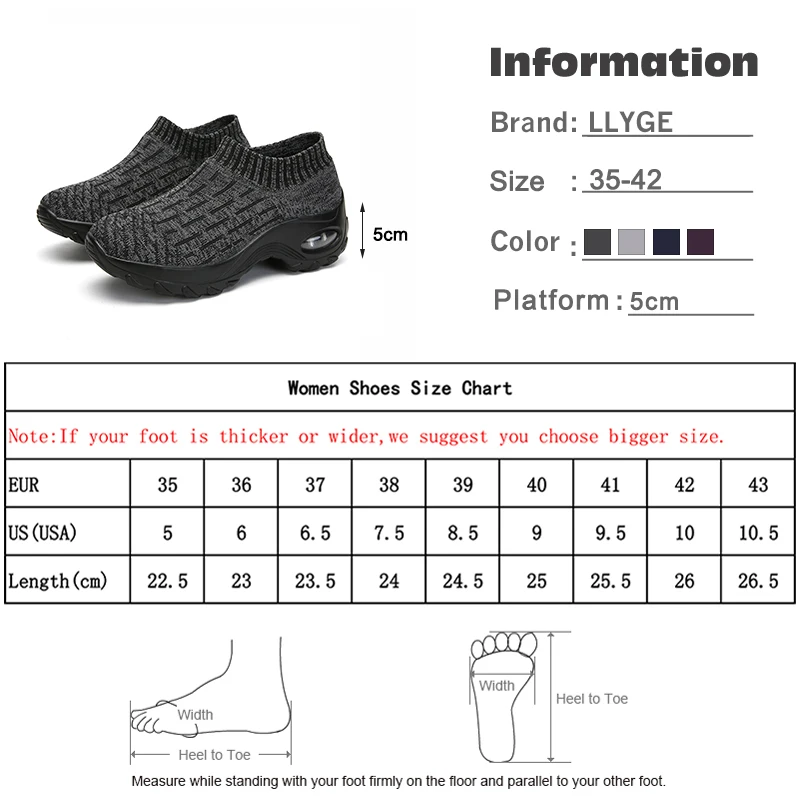 

Women Flat Shoes Ladies Sneaker Stretch Fabric Women's Lightweight And Breathable Shoes Female Footwear Slip On Platform