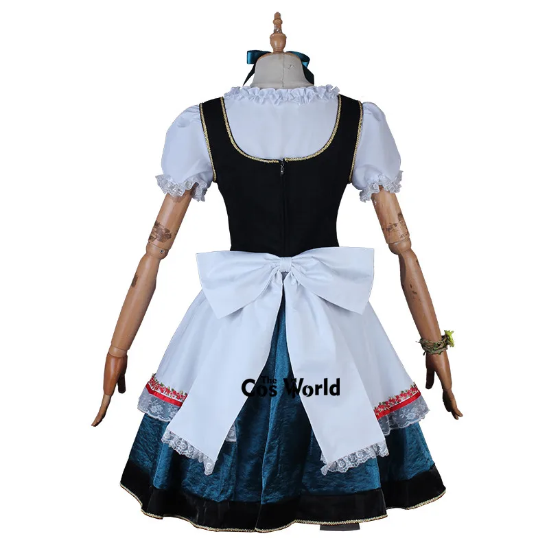Love Live! Nijiguan старшая школа Idol клуб Эмма Верде платье горничной Униформа наряд