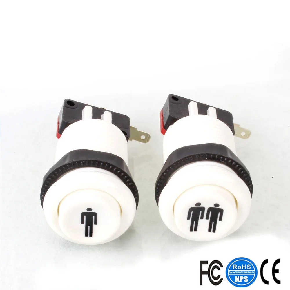 2 игрока Аркады DIY части комплект 5Pin 8 способ джойстик + 12 шт и 1 /2 кнопки плеера с