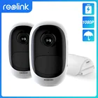 Reolink Argus Pro, 100% безпроводная батарея, ip-камера 1080P, наружная WiFi ip-камера, всепогодная, домашняя камера безопасности (2 упаковки)