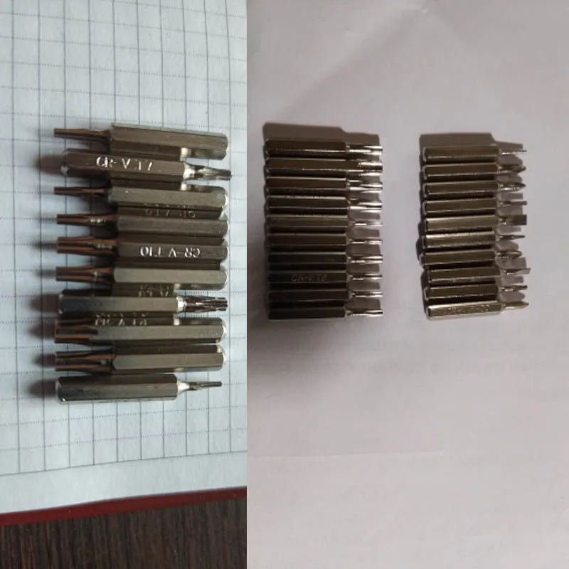 Набор насадок для отвертки T3/T4/T5/T6/T7/T8/T9/T10/T15/T20 шт./упак. 4 мм 10 мобильный
