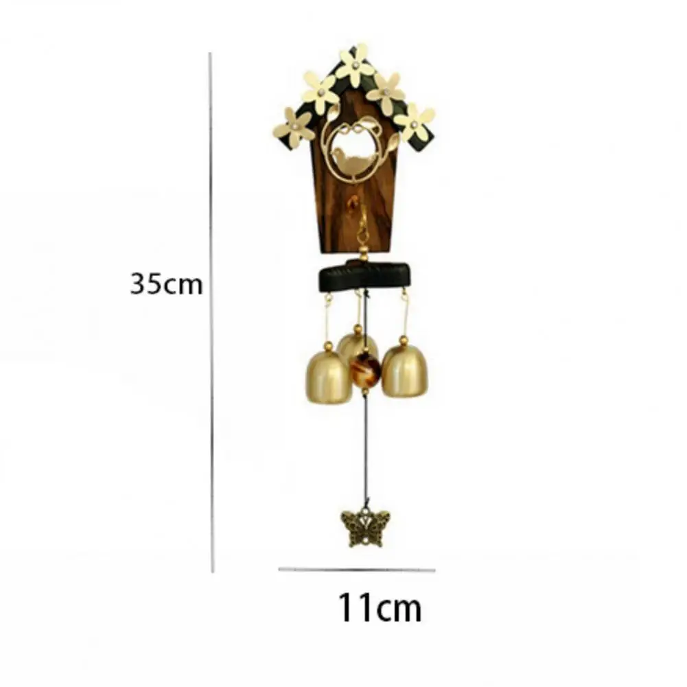 

1pcs Outdoor Living Wind Chimes Yard Garden Antique Wind Chime Vintage 3 Bells Copper Outdoor Windchimes Bell for Home