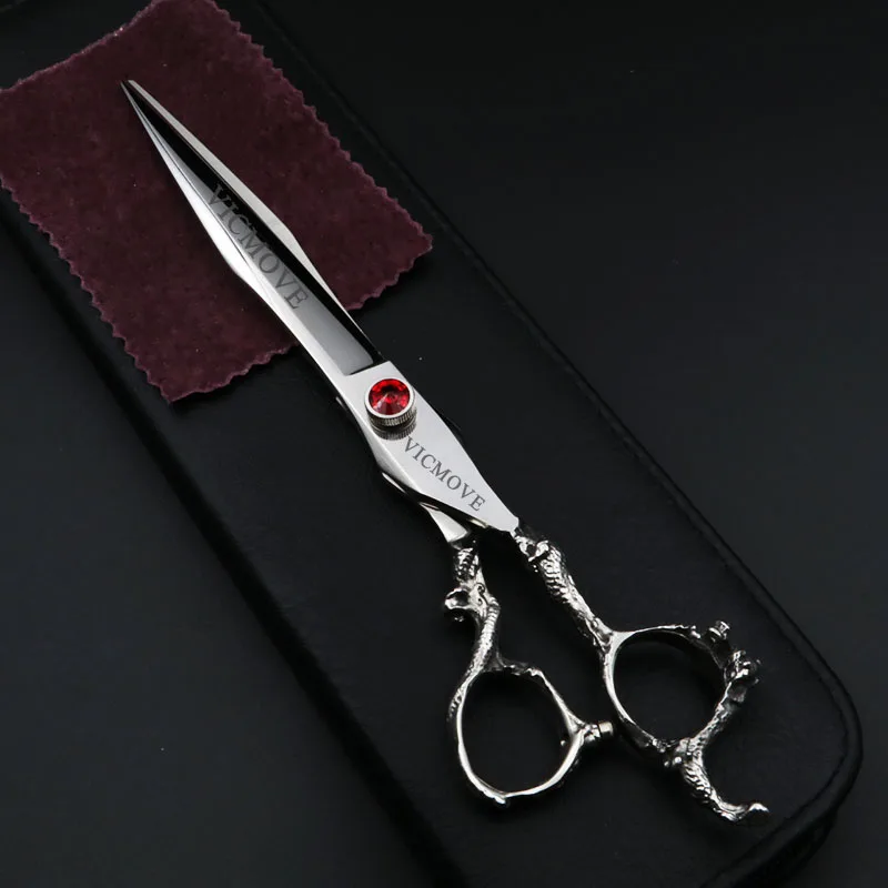 Ножницы для стрижки собак 8 дюймов Профессиональные прямые ножницы и кошек ручка
