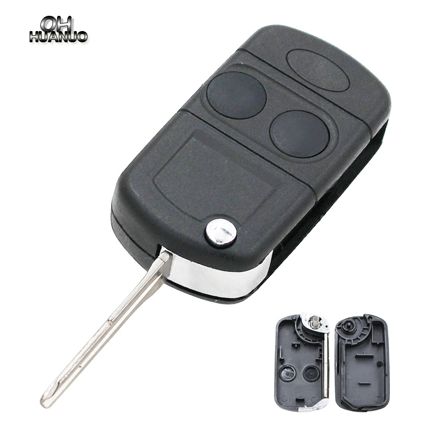 2 кнопки модифицированный складной пульт дистанционного ключа для Land Rover Discovery