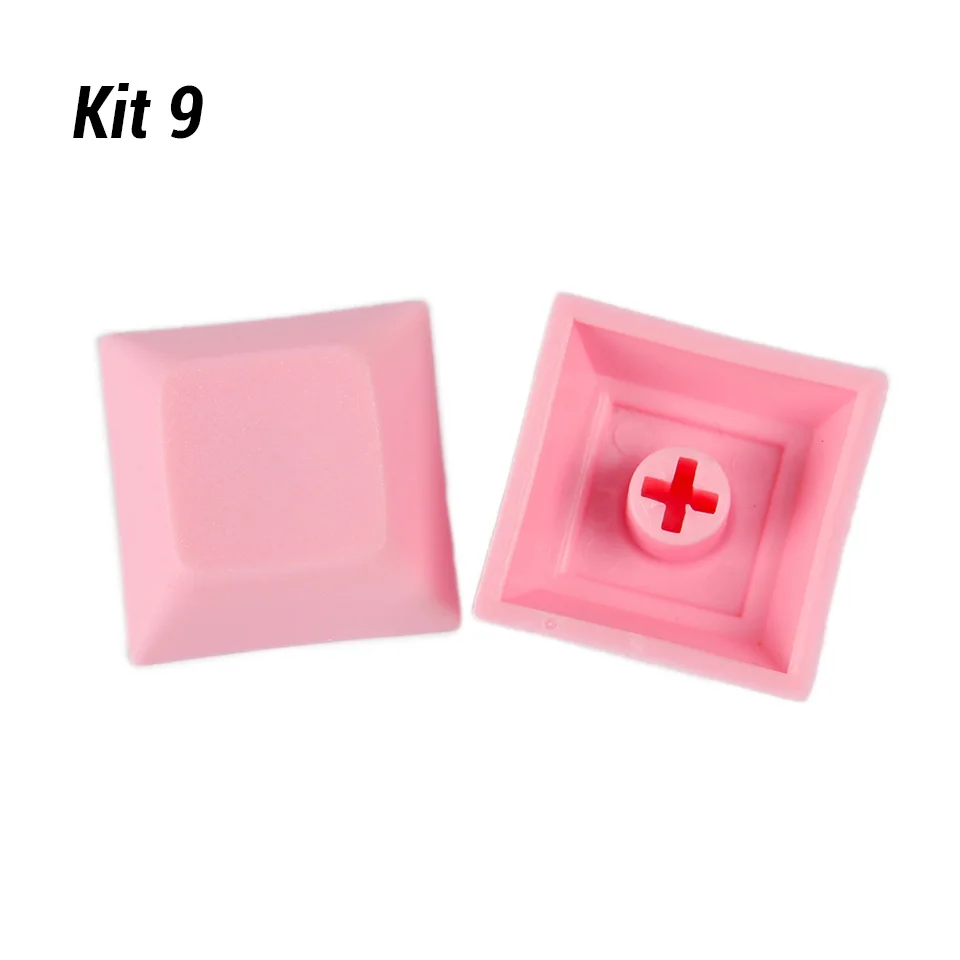 Pink YMDK пустой DSA 1u Keycap 1,4 мм PBT для MX переключатели клавиатуры - Цвет: Pink