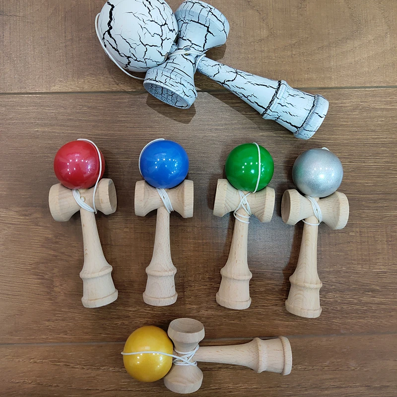 12 см мини-кендама деревянные игрушки PU краски Kendama умелые жонглирование мяч игра для детей Профессиональный японский досуг спорт
