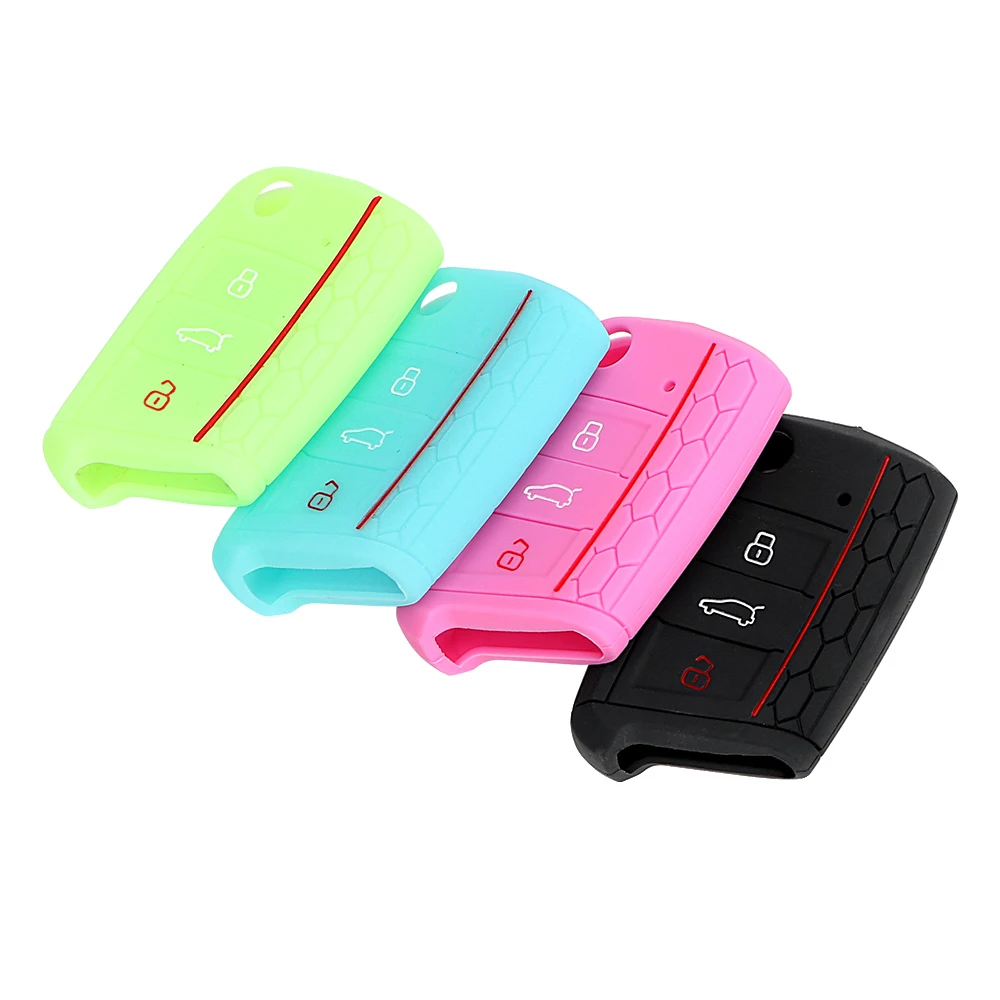 LEEPEE Auto Accessories Car-styling Car Key Cover Case Silicone Protect Bag | Автомобили и мотоциклы