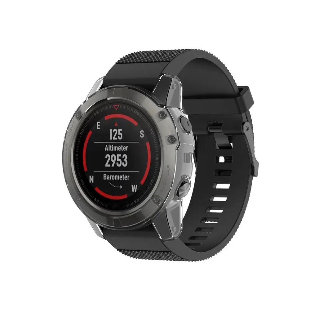 Мягкий силиконовый защитный чехол для Garmin Fenix 5S 5 5X умных часов рамка бампер из ТПУ
