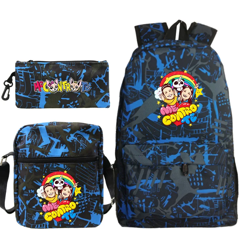 

Женский рюкзак Me Contro Te, 3 шт./компл., школьный рюкзак, школьный рюкзак для девочек и мальчиков