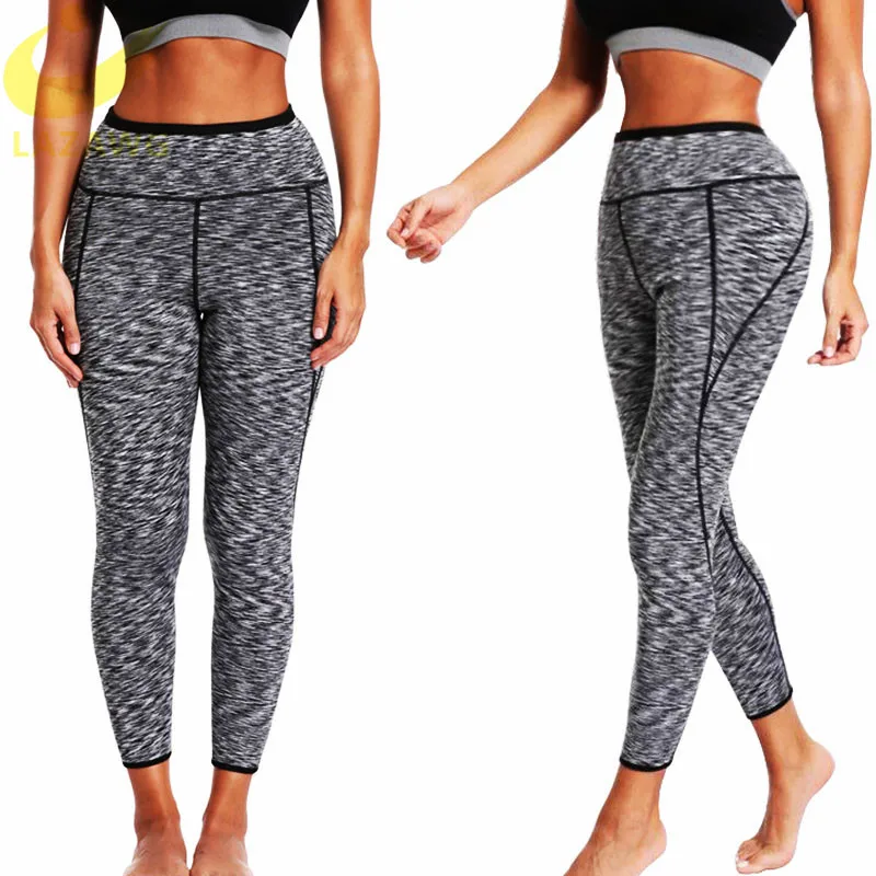 Женские неопреновые тренировочные штаны LAZAWG утягивающие талию трусики для