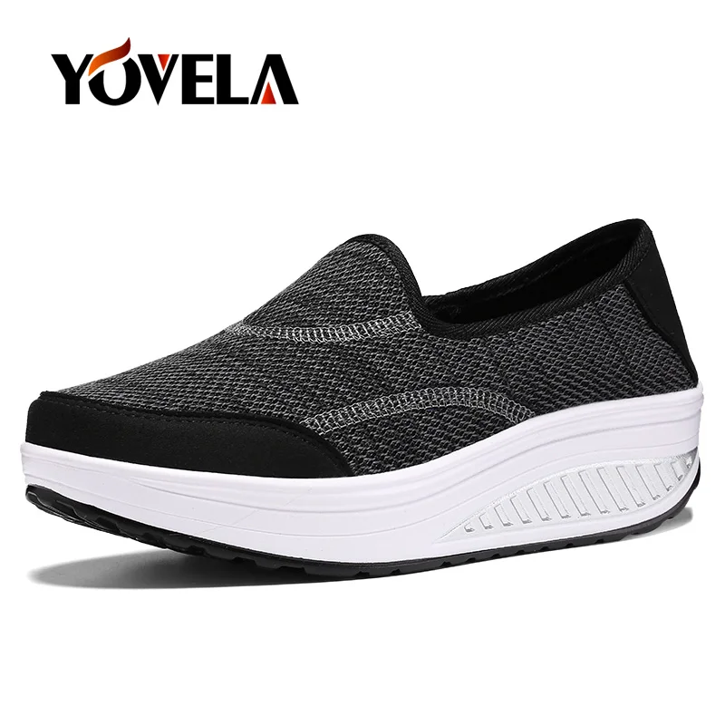 Туфли женские сетчатые дышащие балетки без застежки лоферы криперы удобная