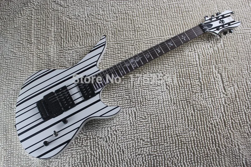 Schecter электрогитара synyster на заказ с ремешком и логотипом черепа floydrose tremolo в